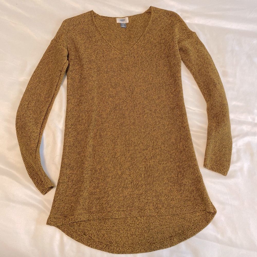 Mustard Yellow/Brown Sweater